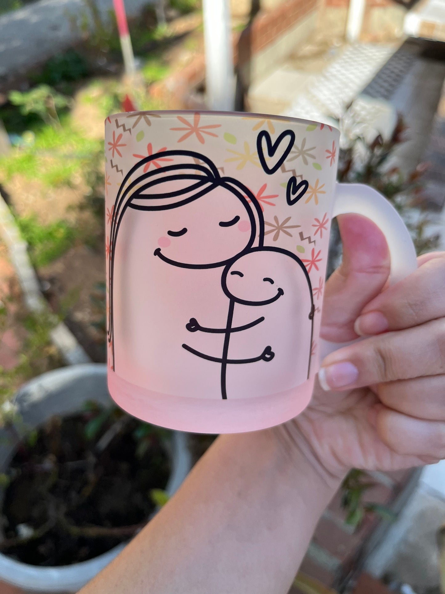 Frosted Glass Mug for Mother’s Day