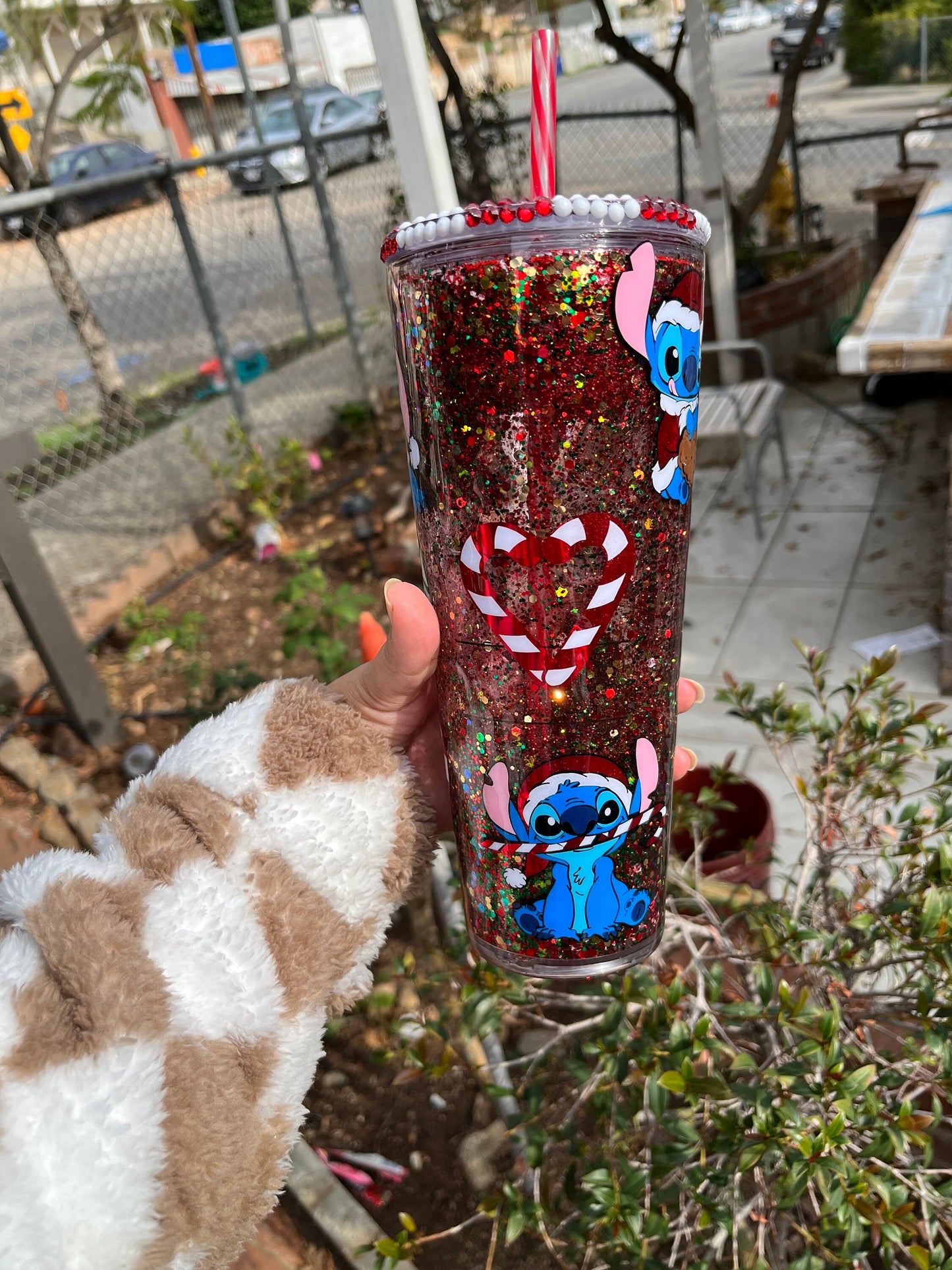 Christmas Stitch 24oz Starbucks Tumbler