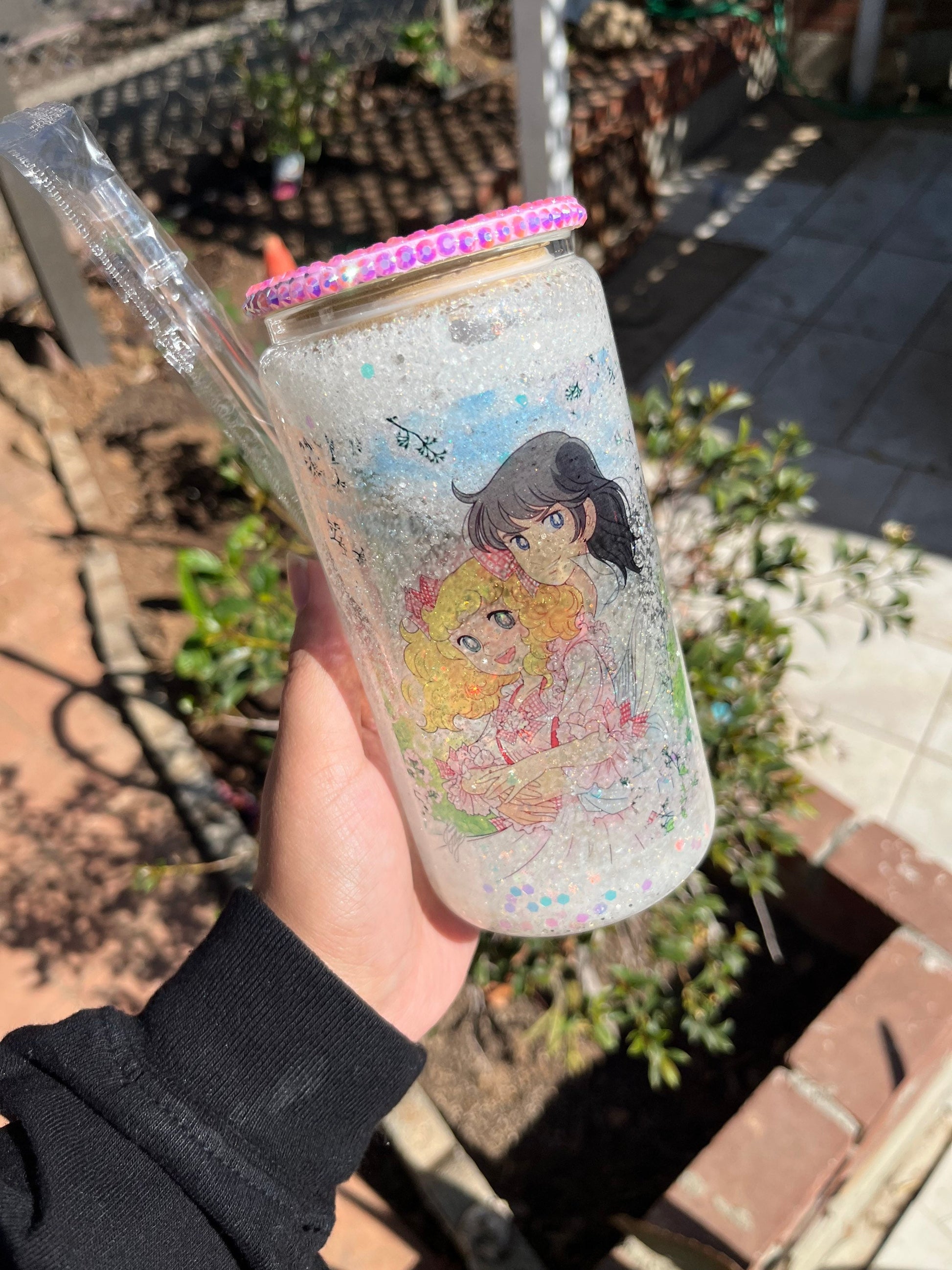 Candy Candy Anime Glass Can