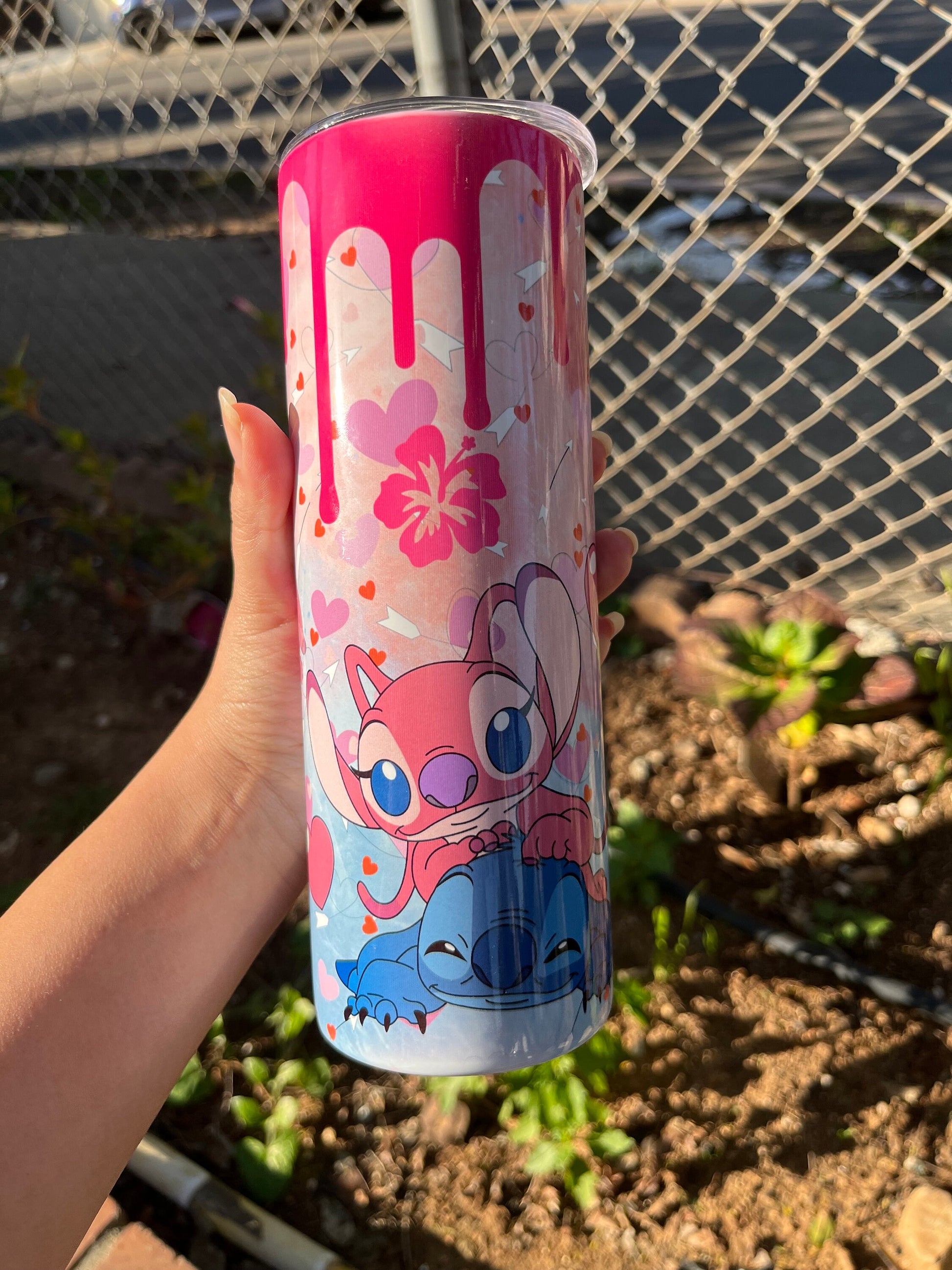 Angel and Stitch Tumbler