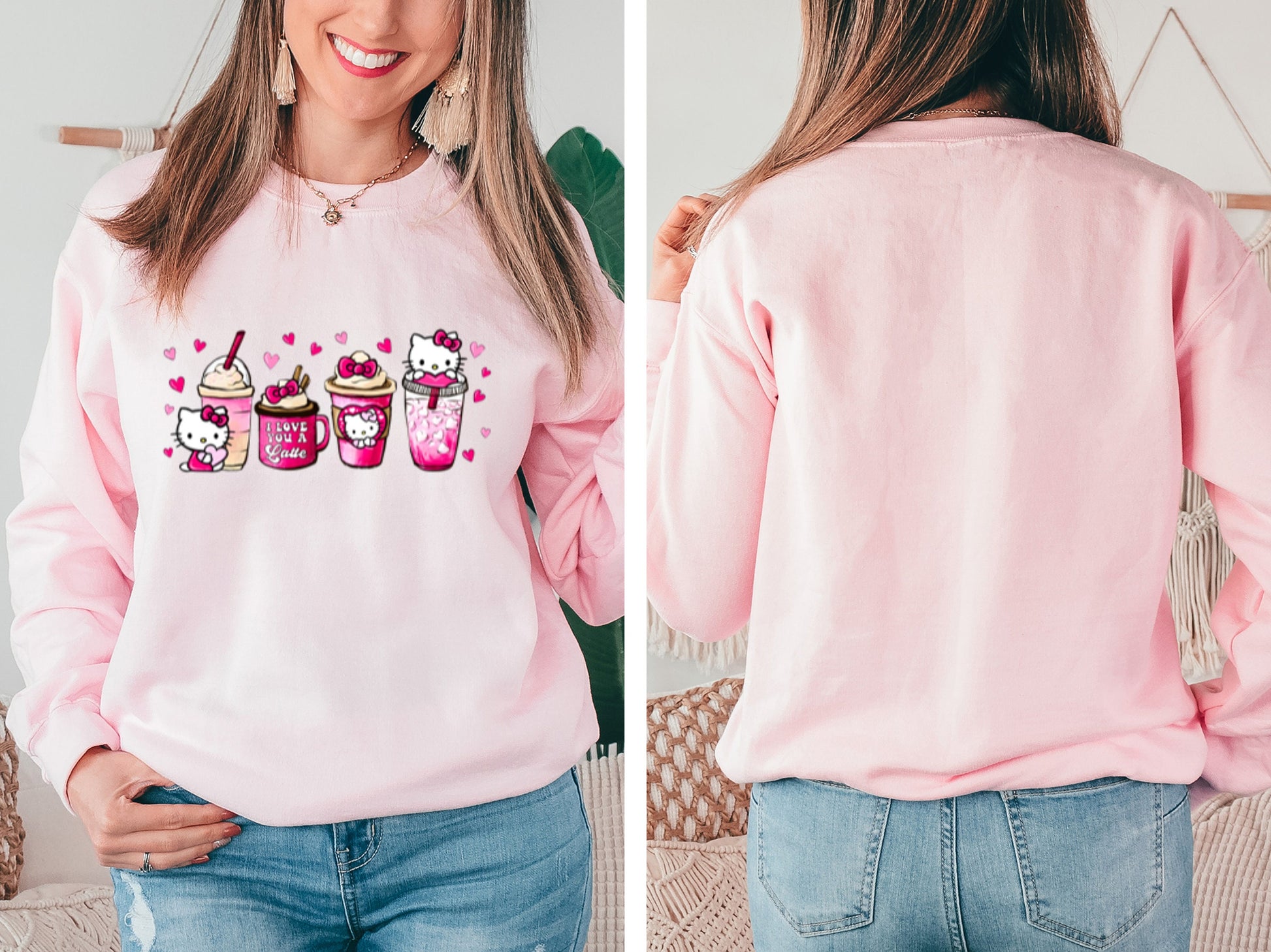 Kitty Latte Crewneck