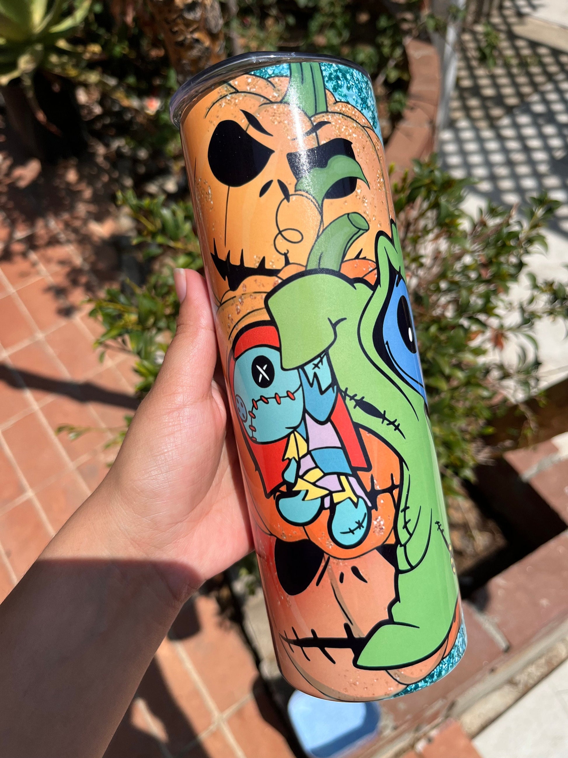 Stitch Halloween Tumbler