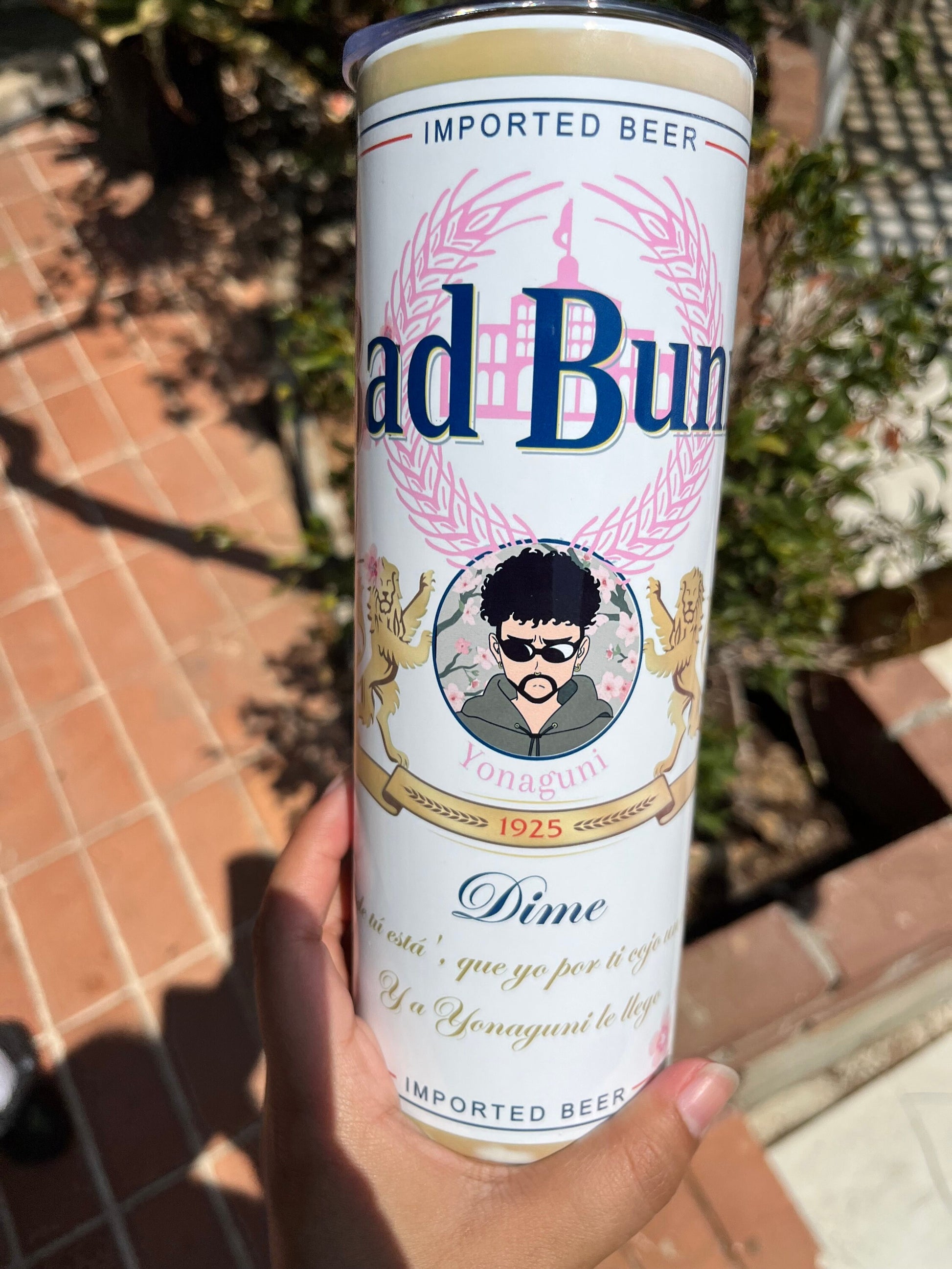 Bad Bunny Modelo Tumbler