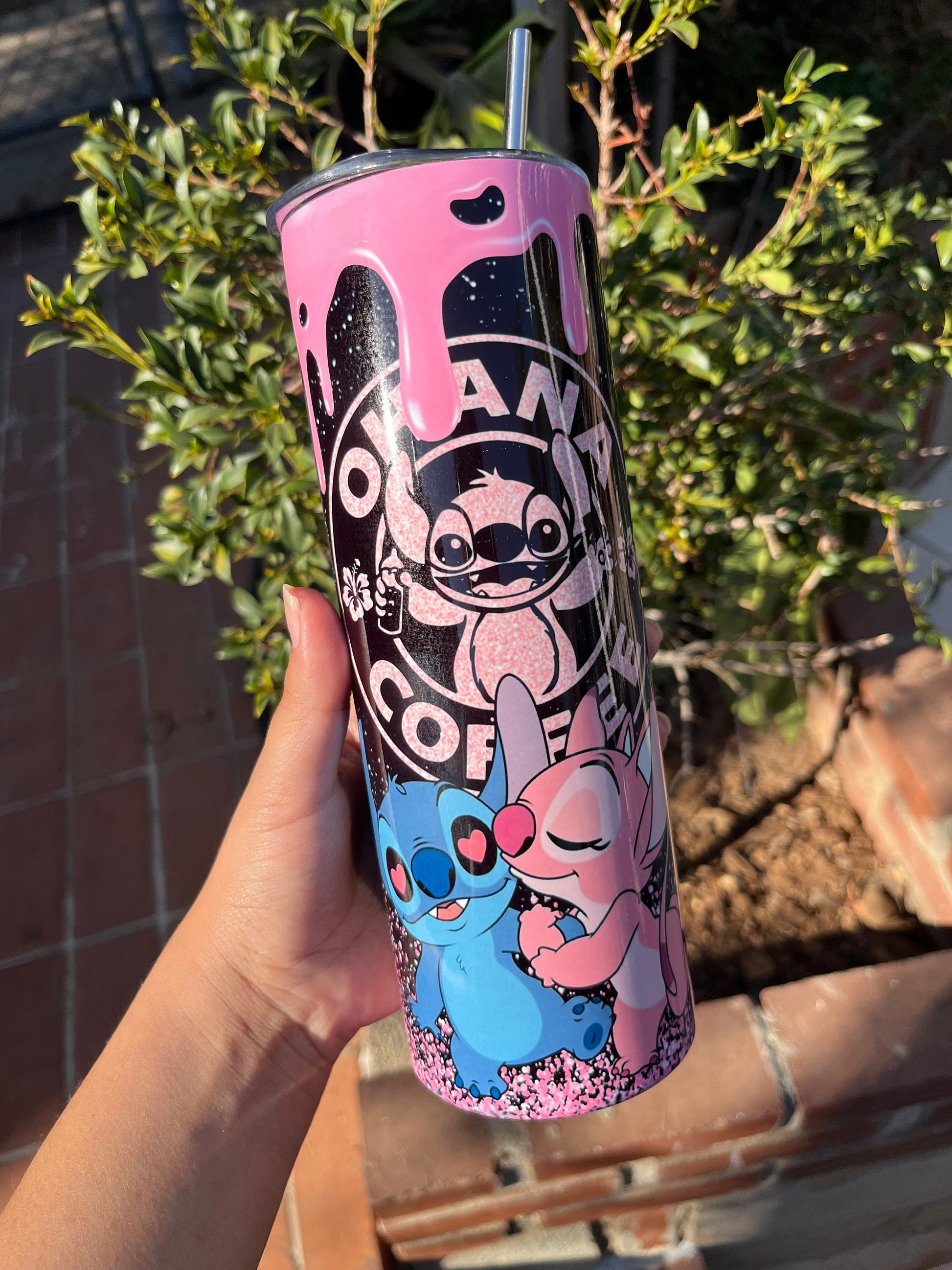 Angel and Stitch Tumbler