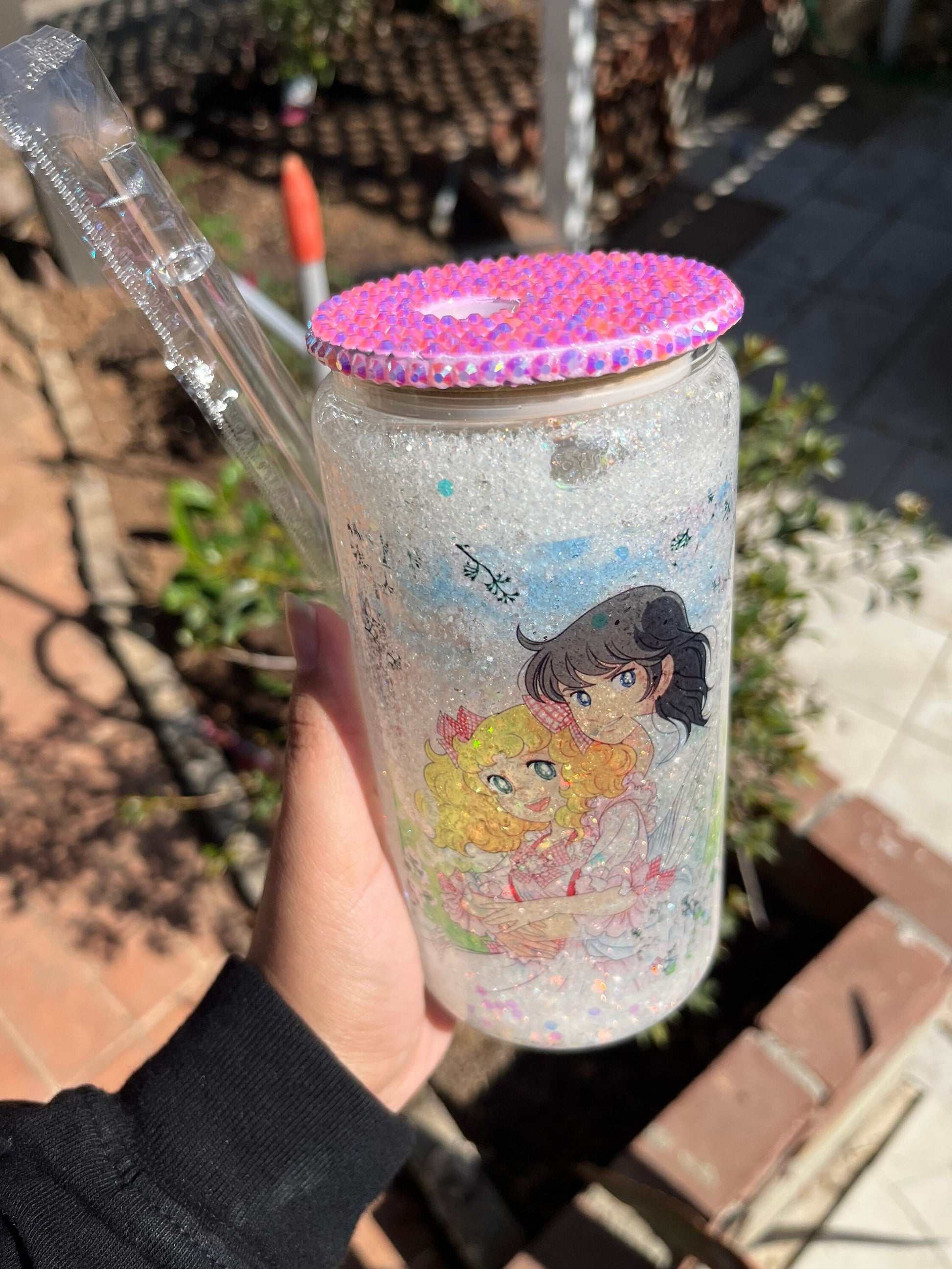 Candy Candy Anime Glass Can