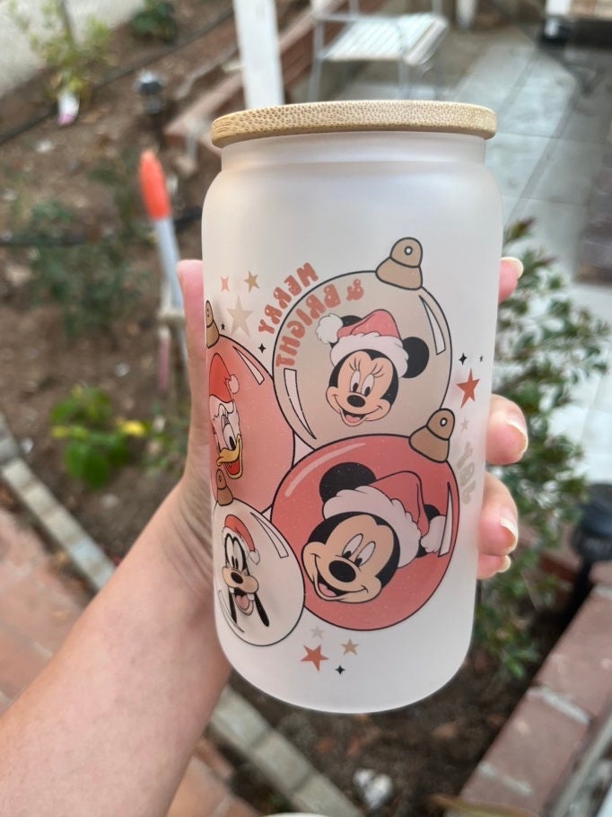 Mickey and friends Glass Can