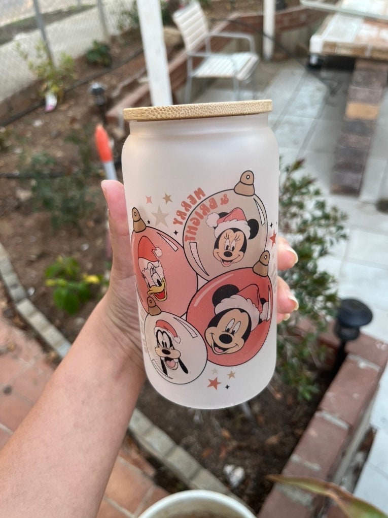 Mickey and friends Glass Can