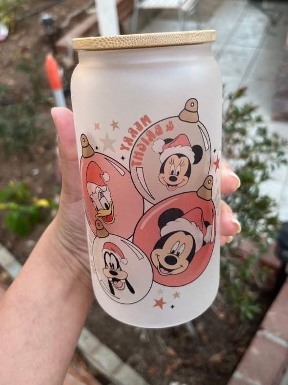 Mickey and friends Glass Can