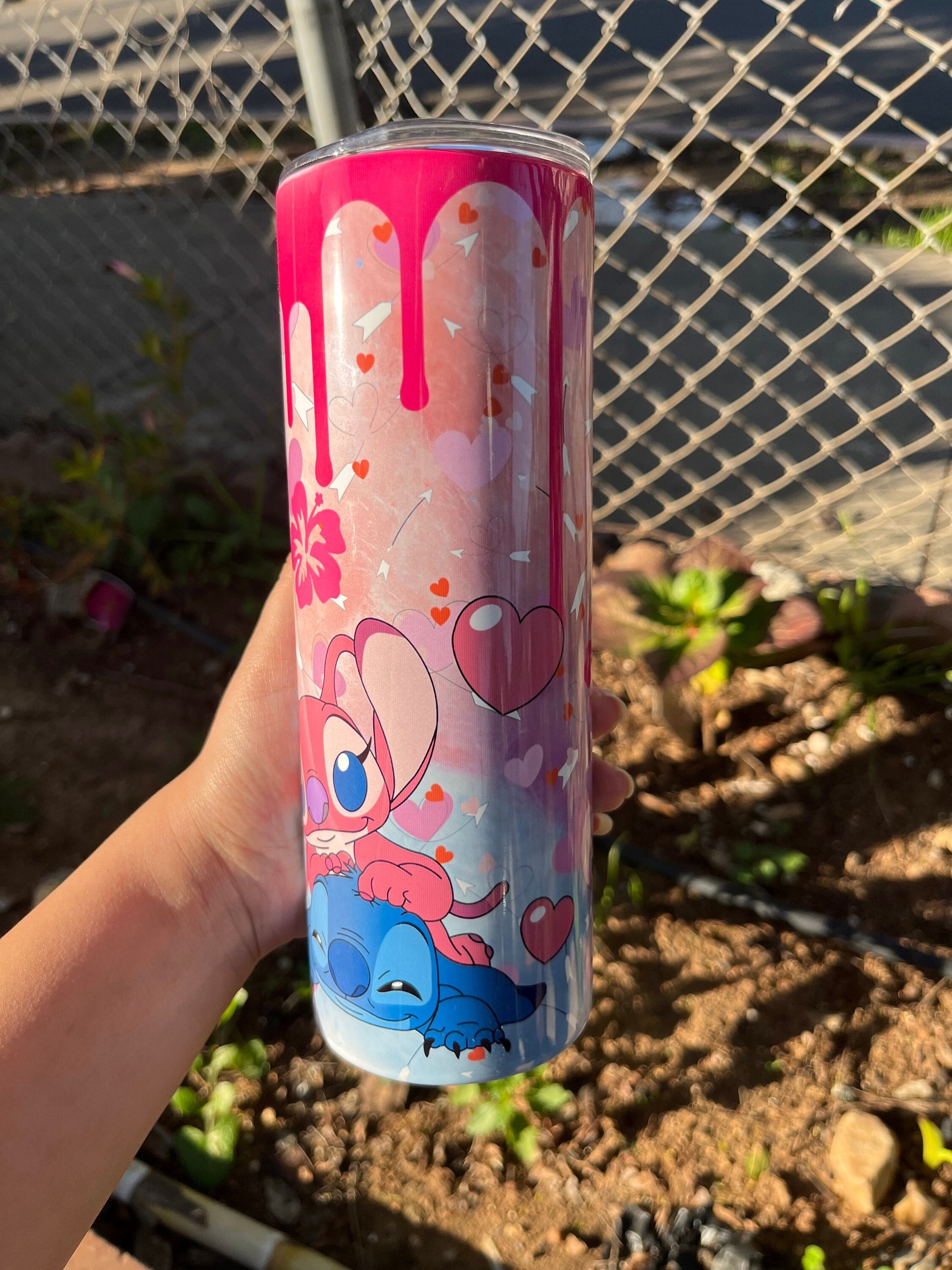 Angel and Stitch Tumbler