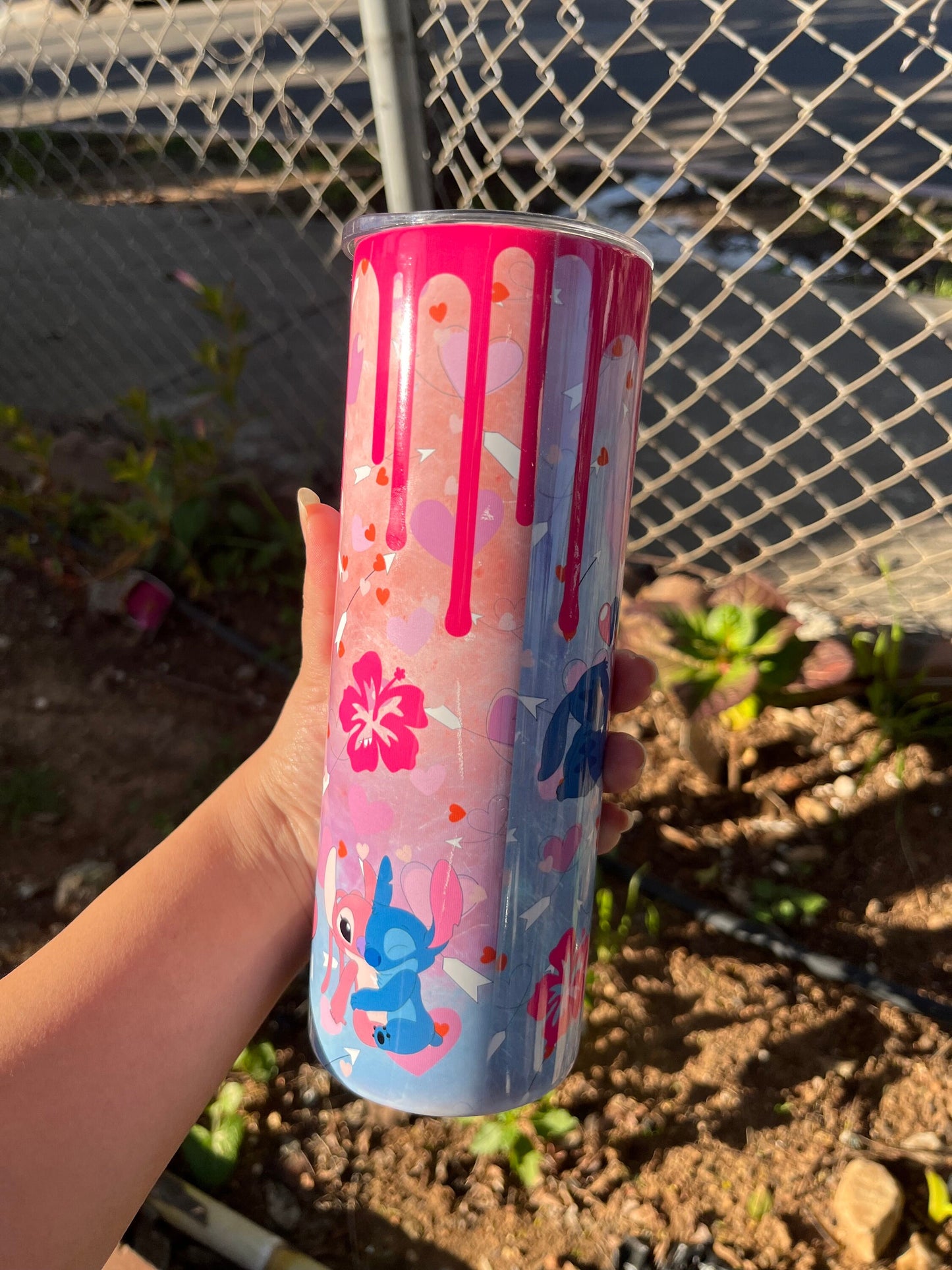 Angel and Stitch Tumbler