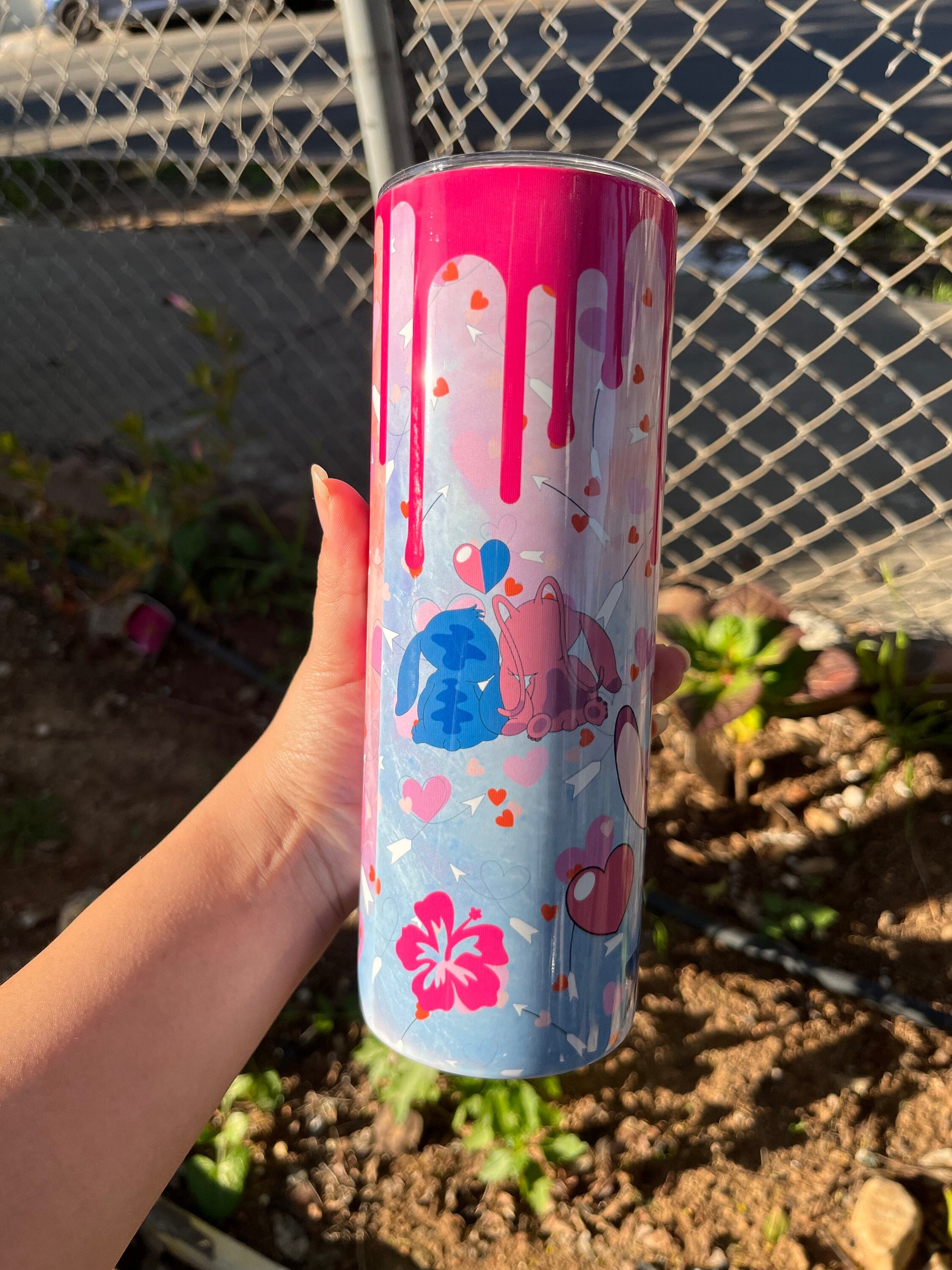 Angel and Stitch Tumbler