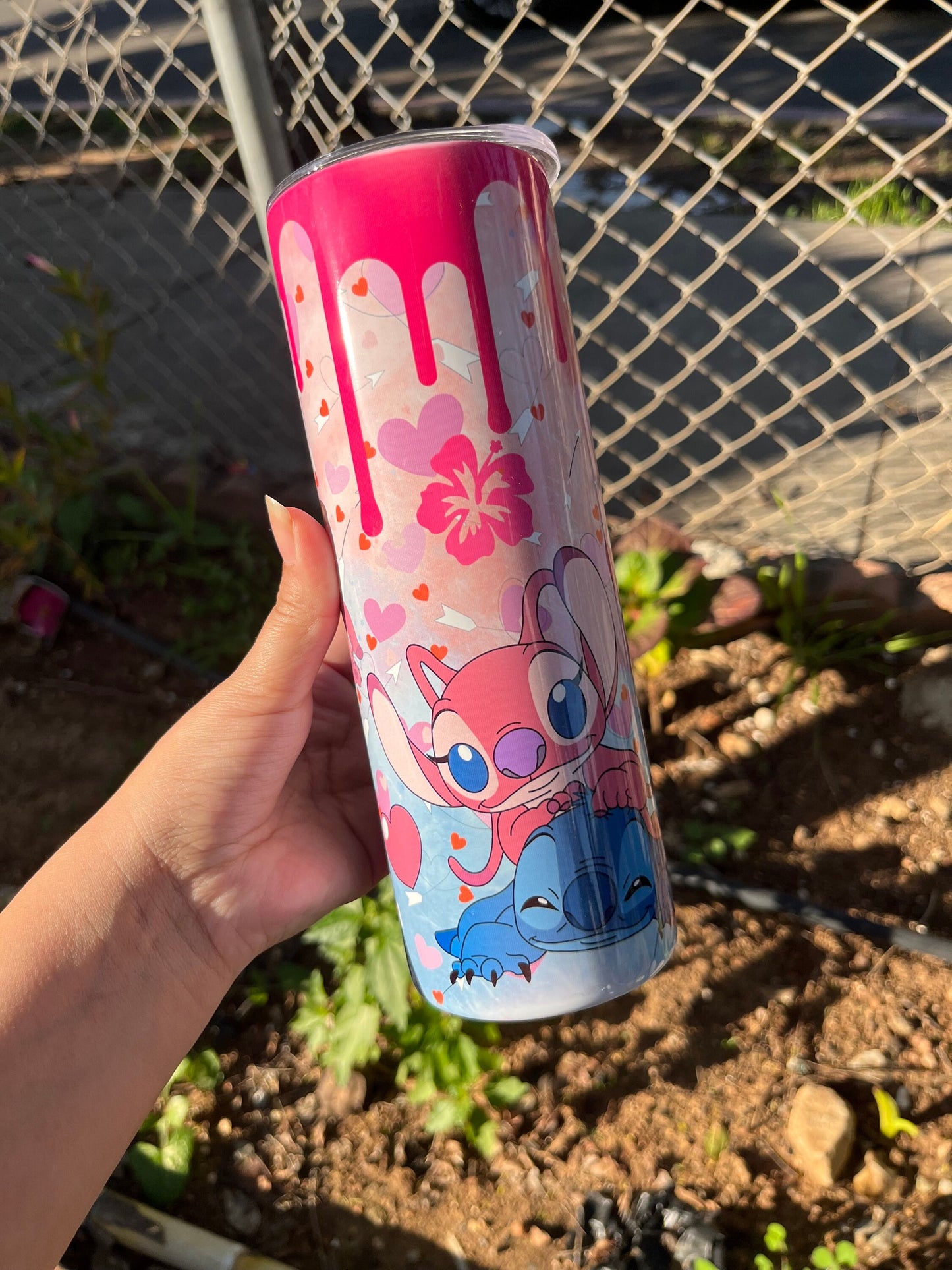 Angel and Stitch Tumbler