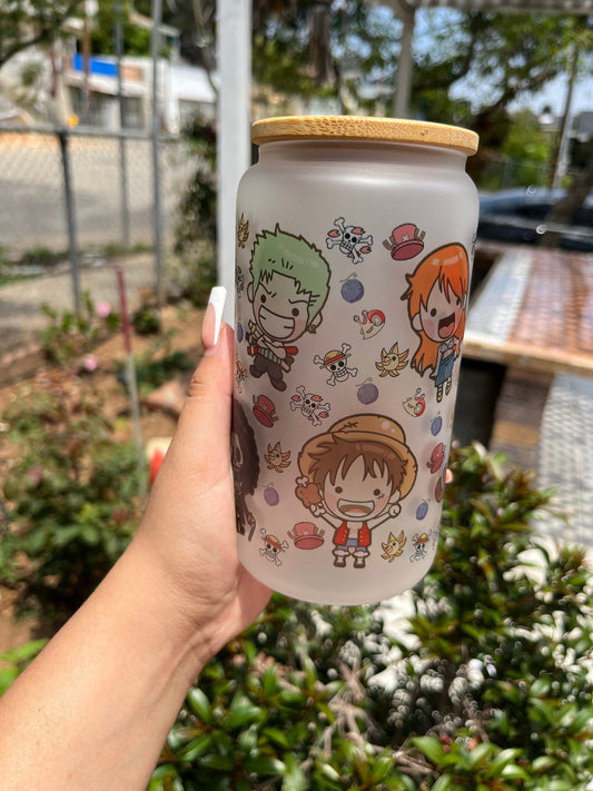 One piece Glass Can