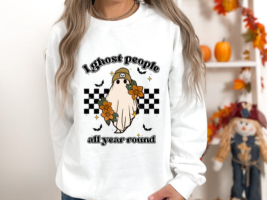 I Ghost People All Year Round Crewneck