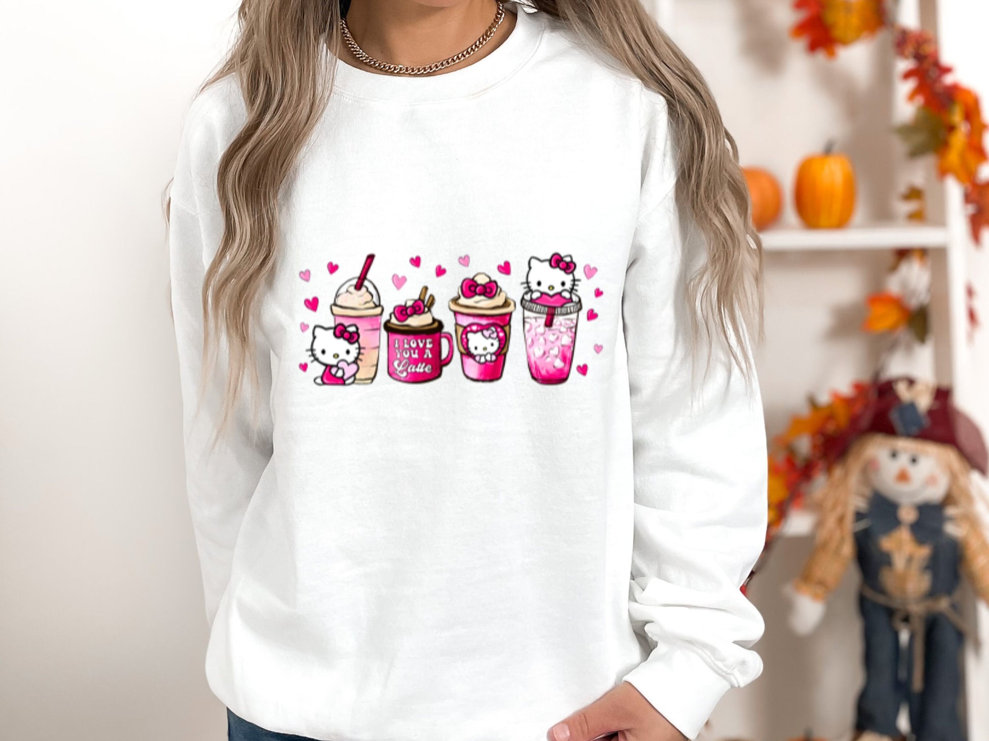 Kitty Latte Crewneck